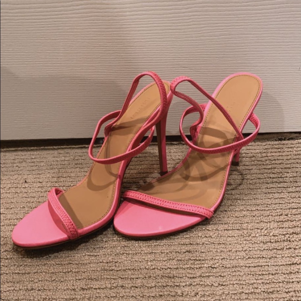 pink heals size 8.5, worn once